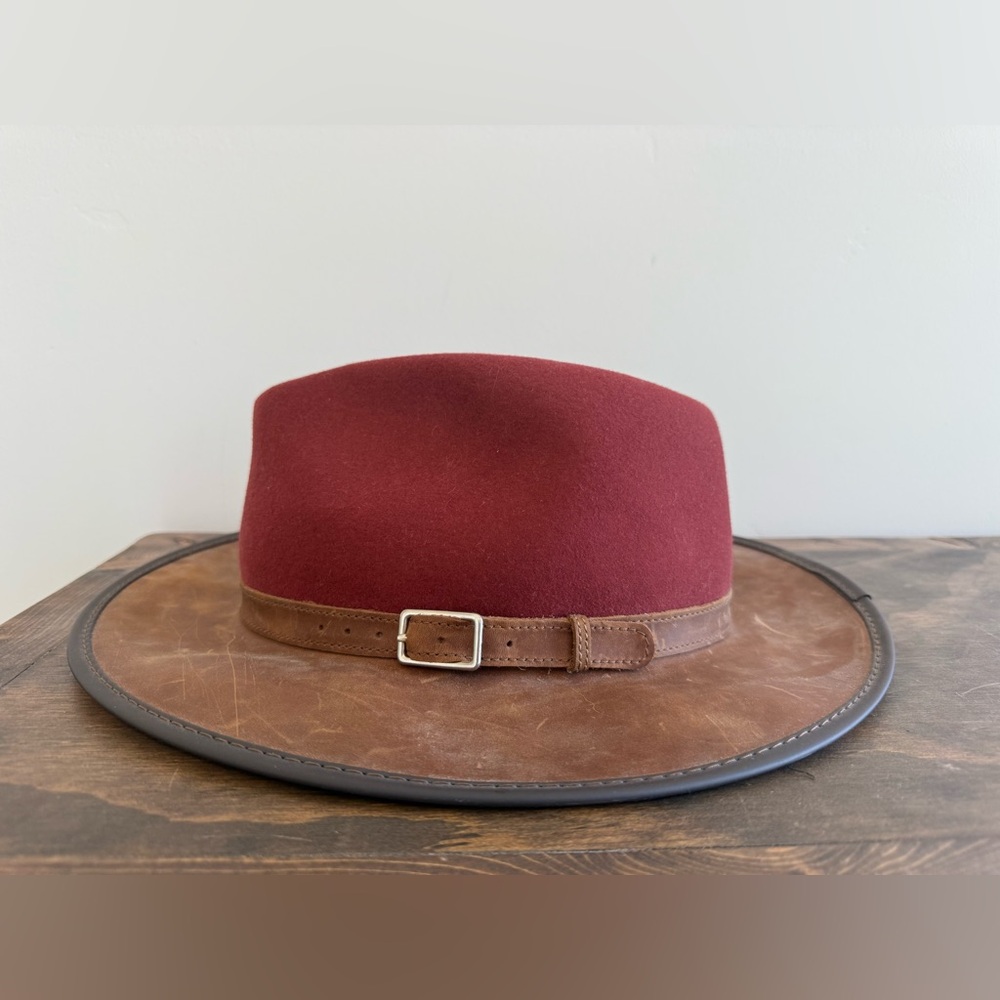 Overland Pinnacle Wool Felt and Leather Safari Hat